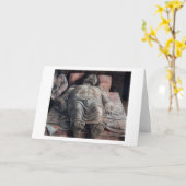 死んだキリスト、マンテグナへの嘆き カード (黄色い花)