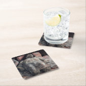 死んだキリスト、マンテグナへの嘆き スクエアペーパーコースター (インサイチュ)