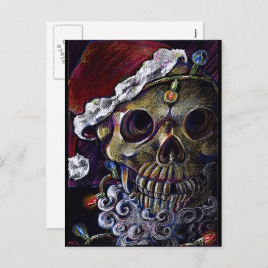 死んだクリスマス シーズンポストカード (正面/裏面)