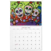 死んだコレクションのPRISARTS日 カレンダー (1月 2026)