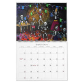 死んだコレクションのPRISARTS日 カレンダー (3月 2026)