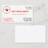 死んだゴキブリの害虫サービス1サイドビジネスカードv2 名刺 (正面/裏面)