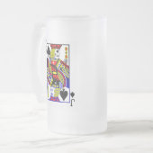 死んだジャックによって曇らされるビールガラス フロストグラスビールジョッキ (正面左)