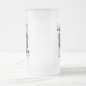 死んだジャックによって曇らされるビールガラス フロストグラスビールジョッキ (中央)