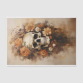 死んだスカルの日1デコページ紙 薄葉紙 (正面)