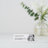 死んだスカルの日、接触カード スキニー名刺 (スタンド正面)