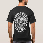 死んだスカルの日 Tシャツ (裏面)