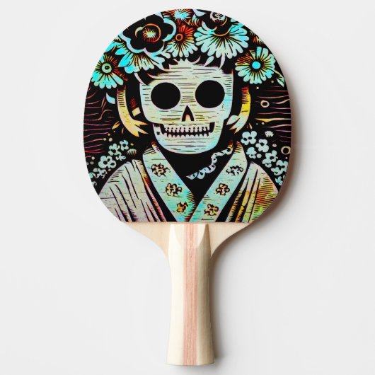 死んだスカルの木の切り(4) 卓球ラケット (正面)