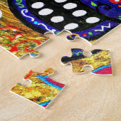 死んだスカルの頭部の日 ジグソーパズル (側面)