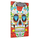 死んだスカルアートカラフルの日 クリップボード (右)