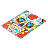 死んだスカルアートカラフルの日 ノートブック (左側)