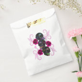 死んだスカルピンクのバラのトリプルブラックデイ フェイバーバッグ (封をした状態)