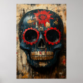 死んだスカルマスクの日 – メキシコ文化 ポスター (正面)