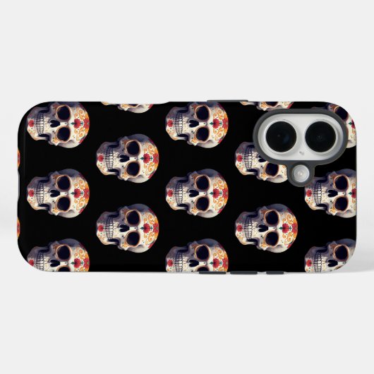 死んだスカル2 Case-Mate iPhoneケース (裏面 (横))