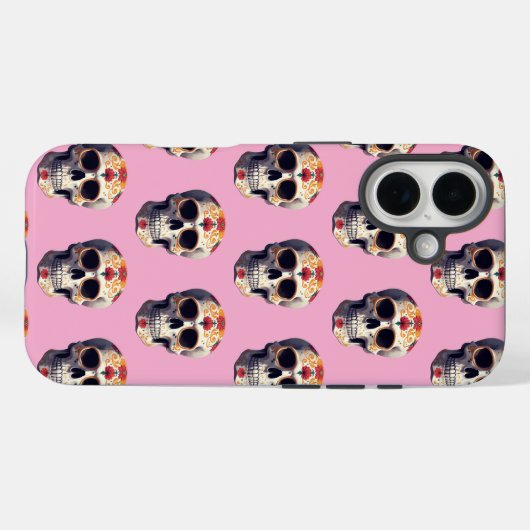 死んだスカル2 Case-Mate iPhoneケース (裏面 (横))