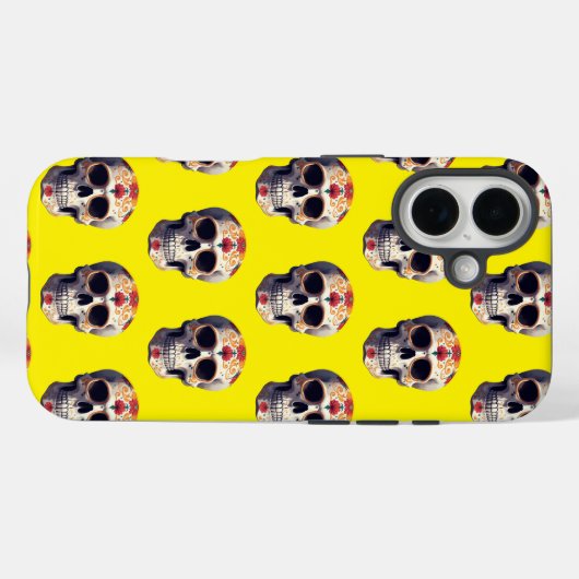 死んだスカル2 Case-Mate iPhoneケース (裏面 (横))