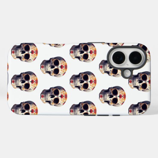 死んだスカル2 Case-Mate iPhoneケース (裏面 (横))