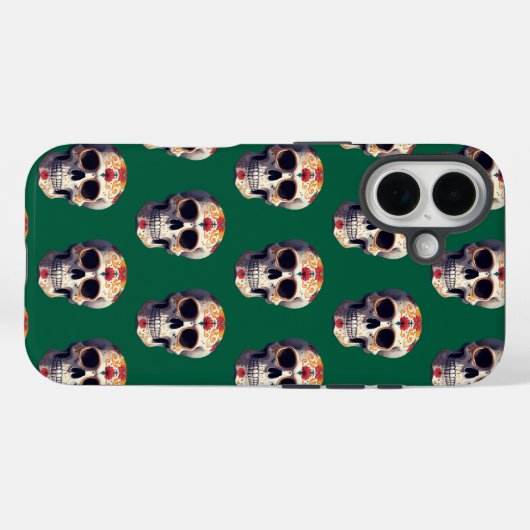 死んだスカル2 Case-Mate iPhoneケース (裏面 (横))