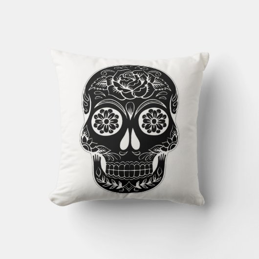 死んだスカル クッション (正面)