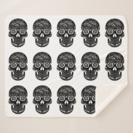 死んだスカル シェルパブランケット