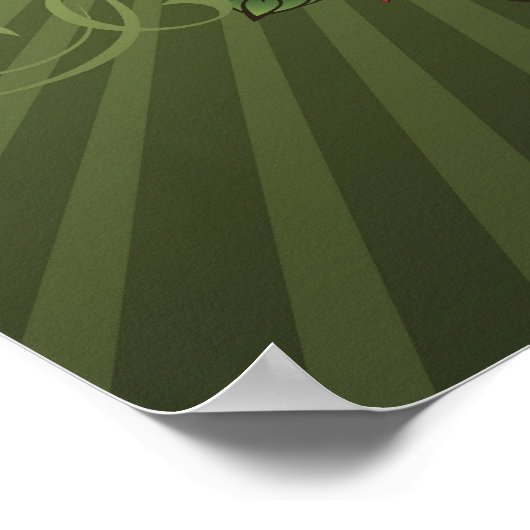 死んだスカル ポスター (角)