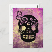 死んだスカル ポストカード (正面/裏面)