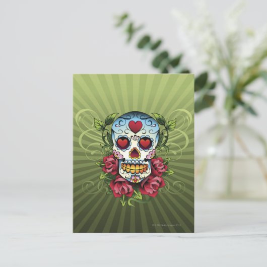 死んだスカル ポストカード (スタンド正面)