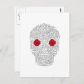 死んだスカル ポストカード (正面/裏面)