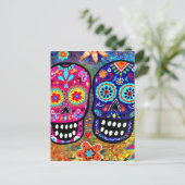 死んだスカル ポストカード (スタンド正面)