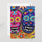 死んだスカル ポストカード (正面/裏面)