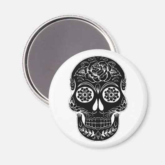 死んだスカル マグネット (正面/裏面)