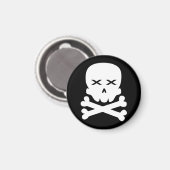 死んだスカル マグネット (正面/裏面)