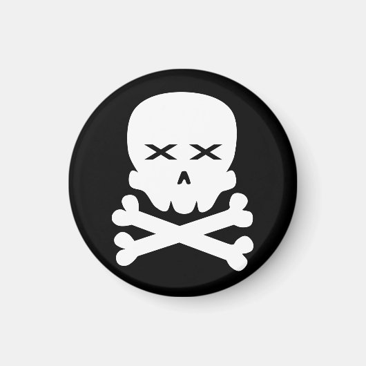 死んだスカル マグネット (正面)