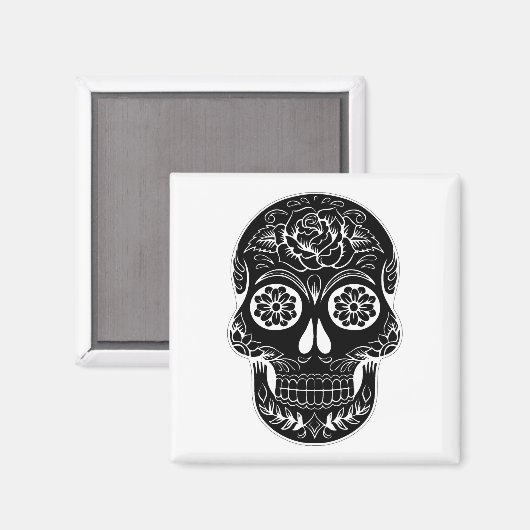 死んだスカル マグネット (正面/裏面)