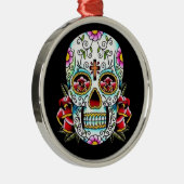 死んだスカル メタルオーナメント (右)