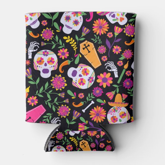 死んだスカル 缶クーラー (正面)