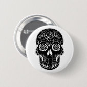 死んだスカル 缶バッジ (正面&裏面)