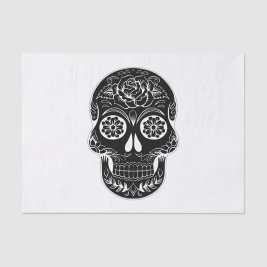 死んだスカル 薄葉紙 (正面)