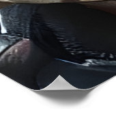 死んだスカルlポートレート | AIアートポスター ポスター (角)