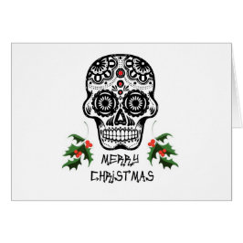 死んだスカルX-Masカードの日