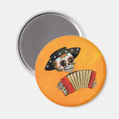 死んだスケルトンの日エル・マリアチ マグネット (正面/裏面)