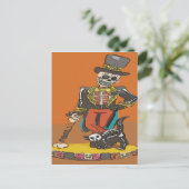 死んだスケルトンアンドキャットの日 ポストカード (スタンド正面)