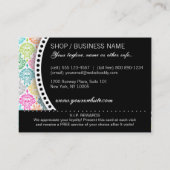 死んだダマスク織-ロイヤリティはカードに報酬を与えます ロイヤリティカード (裏面)