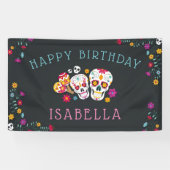 死んだテーマパーソナライズされた誕生会 横断幕 (横)