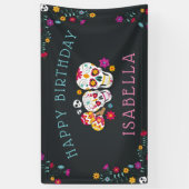 死んだテーマパーソナライズされた誕生会 横断幕 (縦)