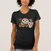 死んだテーマ砂糖スカル Tシャツ (正面)
