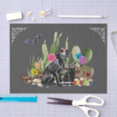 死んだディアデロスミュートスドッグアンドキャットの日 薄葉紙 (クラフト)