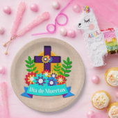 死んだデイジーフラワークロスファミリーキッズの日9" ペーパープレート (パーティー)