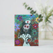 死んだナース絵画の日 ポストカード (スタンド正面)