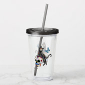 死んだネコの砂糖スカルと蝶の日 アクリルタンブラー (裏面)